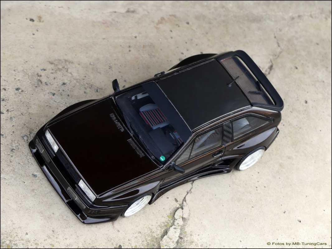 1:18 VW Scirocco MK2 GTX 16V Rieger GTO Breitbau + Vitrine = RAR